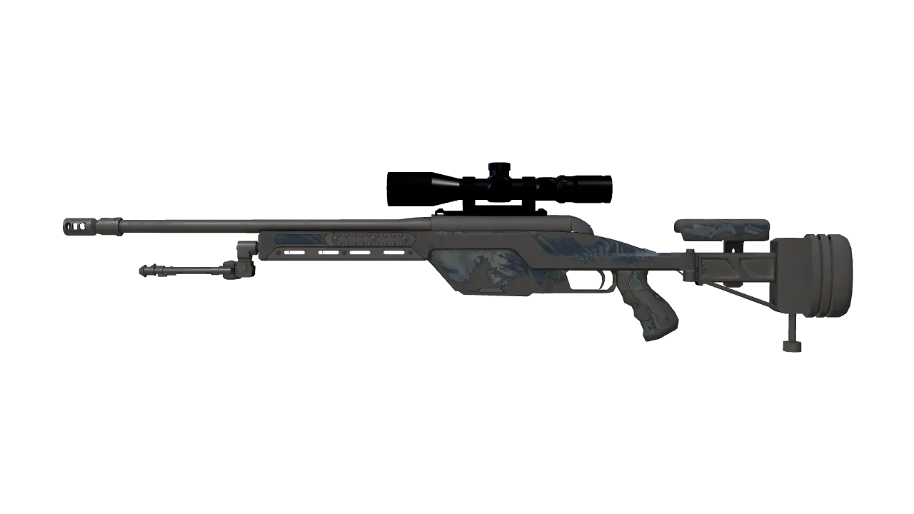 SSG 08 | Tropical Storm (Battle-Scarred) — Dust II light, front