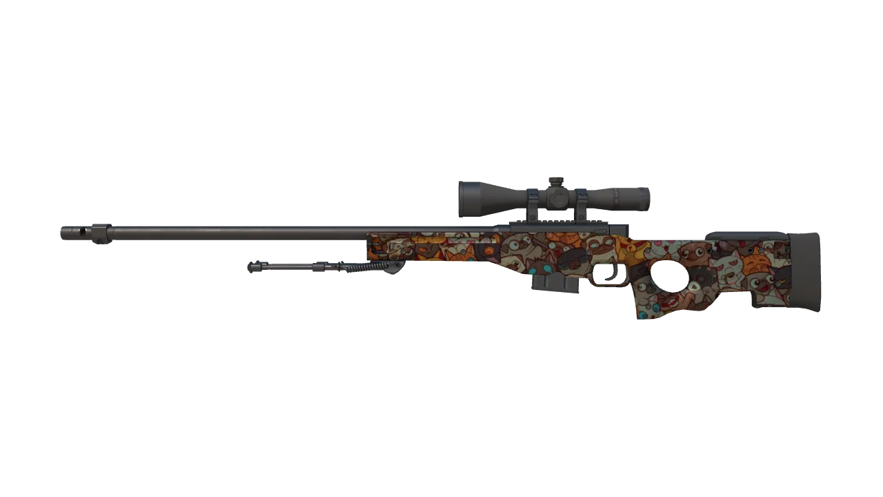 AWP | PAW (Factory New) — Dust II light, front