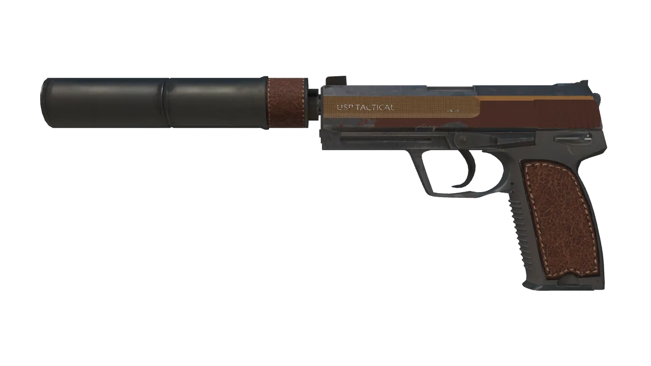 USP-S | Business Class (Field-Tested) — Dust II light, front