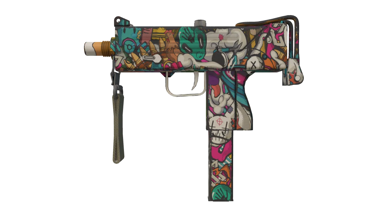 MAC-10 | Toybox (Factory New) — Dust II light, front