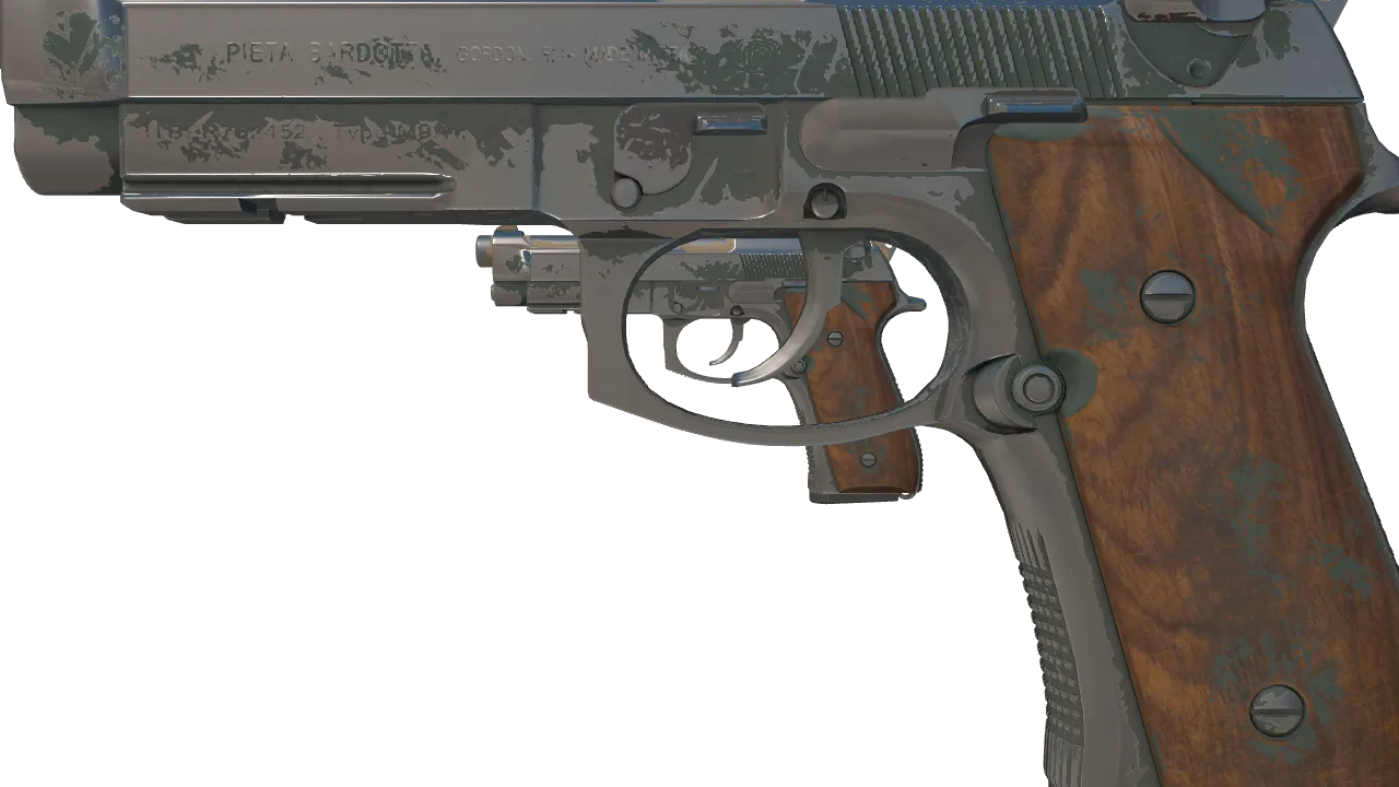 Souvenir Dual Berettas | Contractor (Battle-Scarred) — Dust II light, front