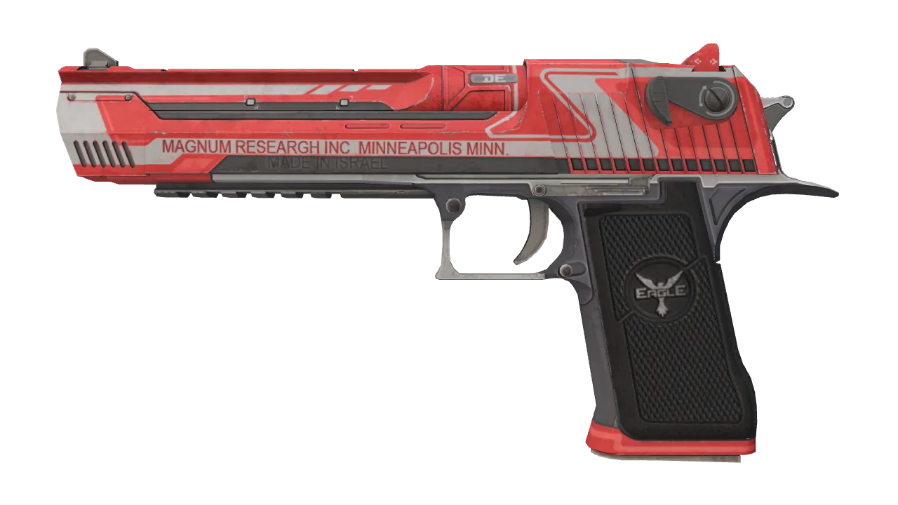 Desert Eagle | Code Red (Factory New) — Dust II light, front