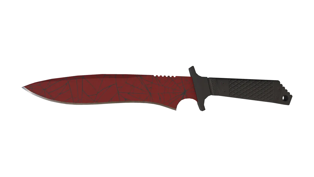 Classic Knife | Crimson Web seed #903, front