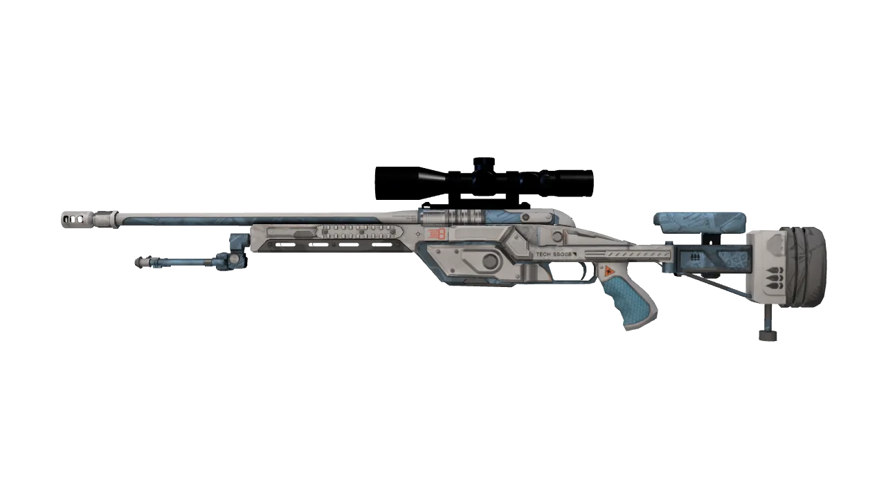 StatTrak™ SSG 08 | Ghost Crusader (Factory New) — Dust II light, front