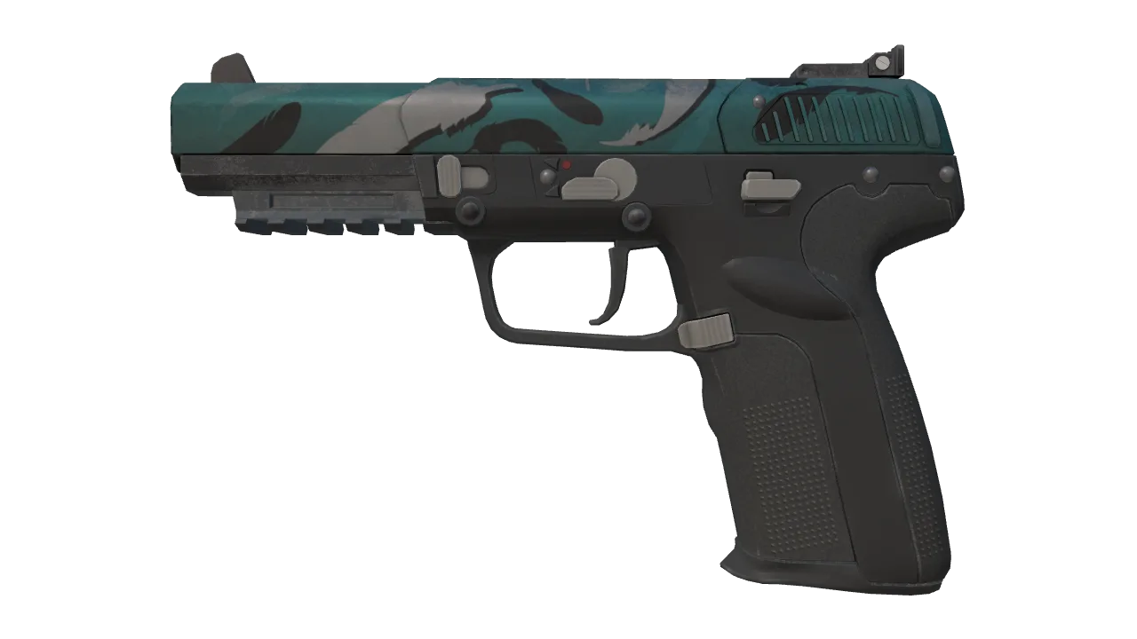 Five-SeveN | Fowl Play (Battle-Scarred) — Dust II light, front