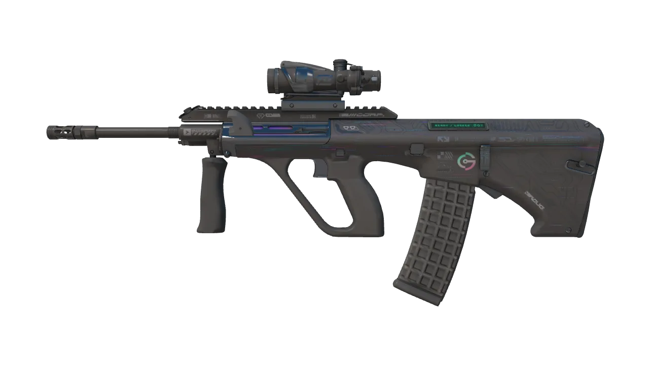 AUG | Signal Scanner (Field-Tested) — Dust II light, front
