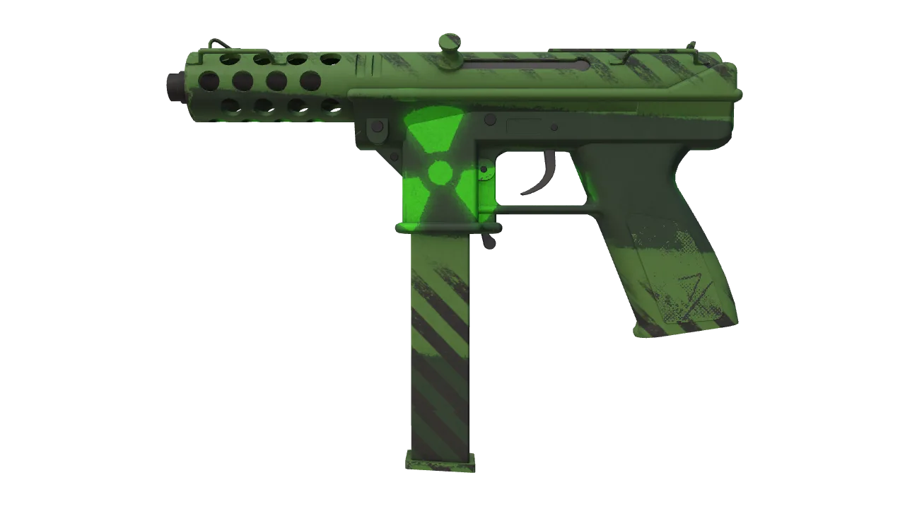 Tec-9 | Nuclear Threat (Factory New) — Dust II light, front