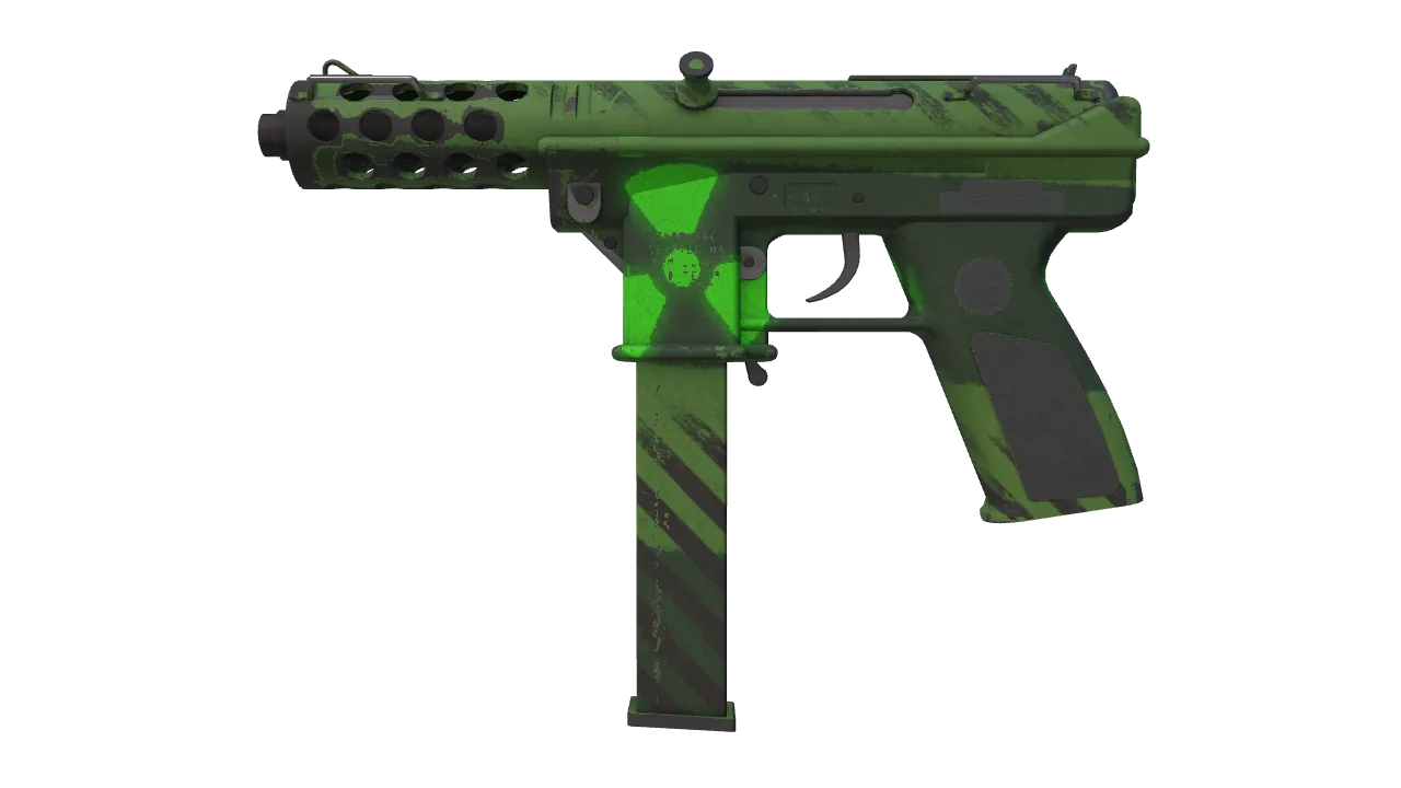 Tec-9 | Nuclear Threat (Field-Tested) — Dust II light, front