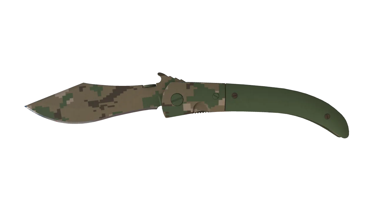 ★ Navaja Knife | Forest DDPAT (Minimal Wear) — Dust II light, front