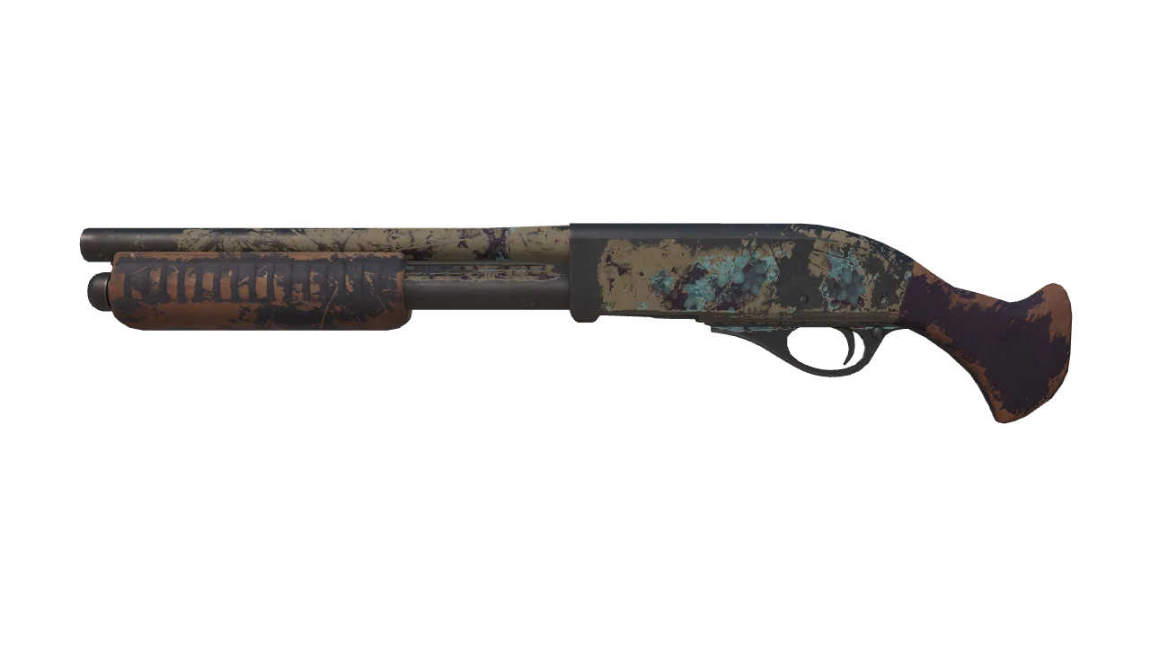 Sawed-Off | Parched (Battle-Scarred) — Dust II light, front