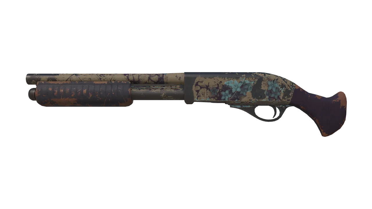 Souvenir Sawed-Off | Parched (Well-Worn) — Dust II light, front