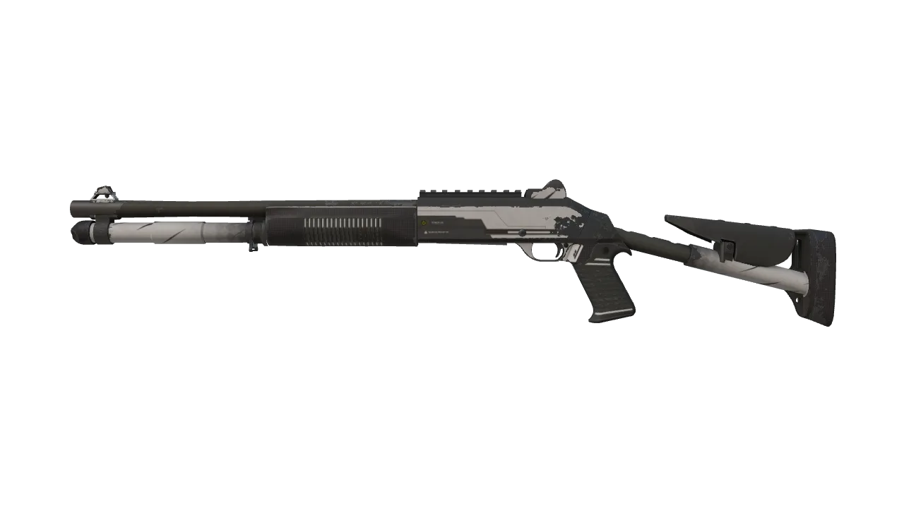 XM1014 | Black Tie (Battle-Scarred) — Dust II light, front