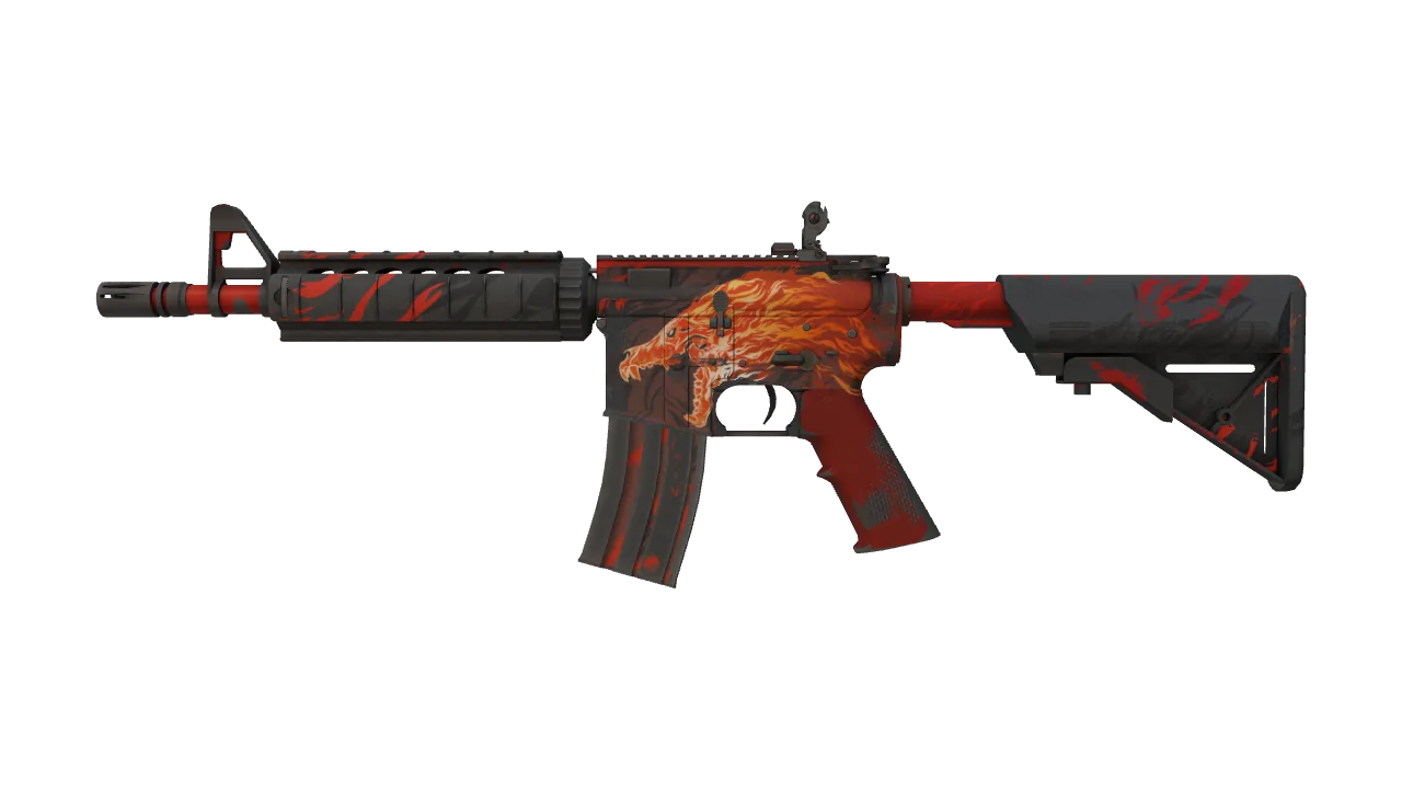 StatTrak™ M4A4 | Howl (Field-Tested) — Dust II light, front