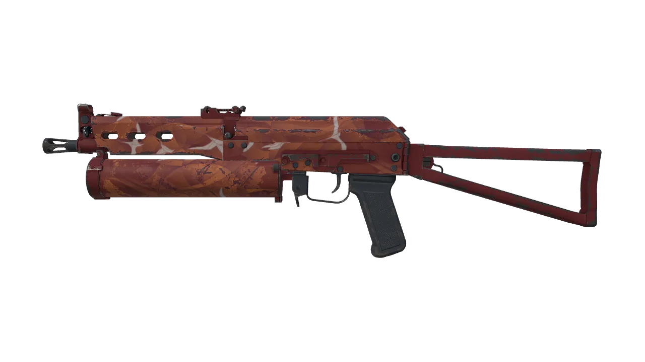 PP-Bizon | Thermal Currents (Field-Tested) — Dust II light, front