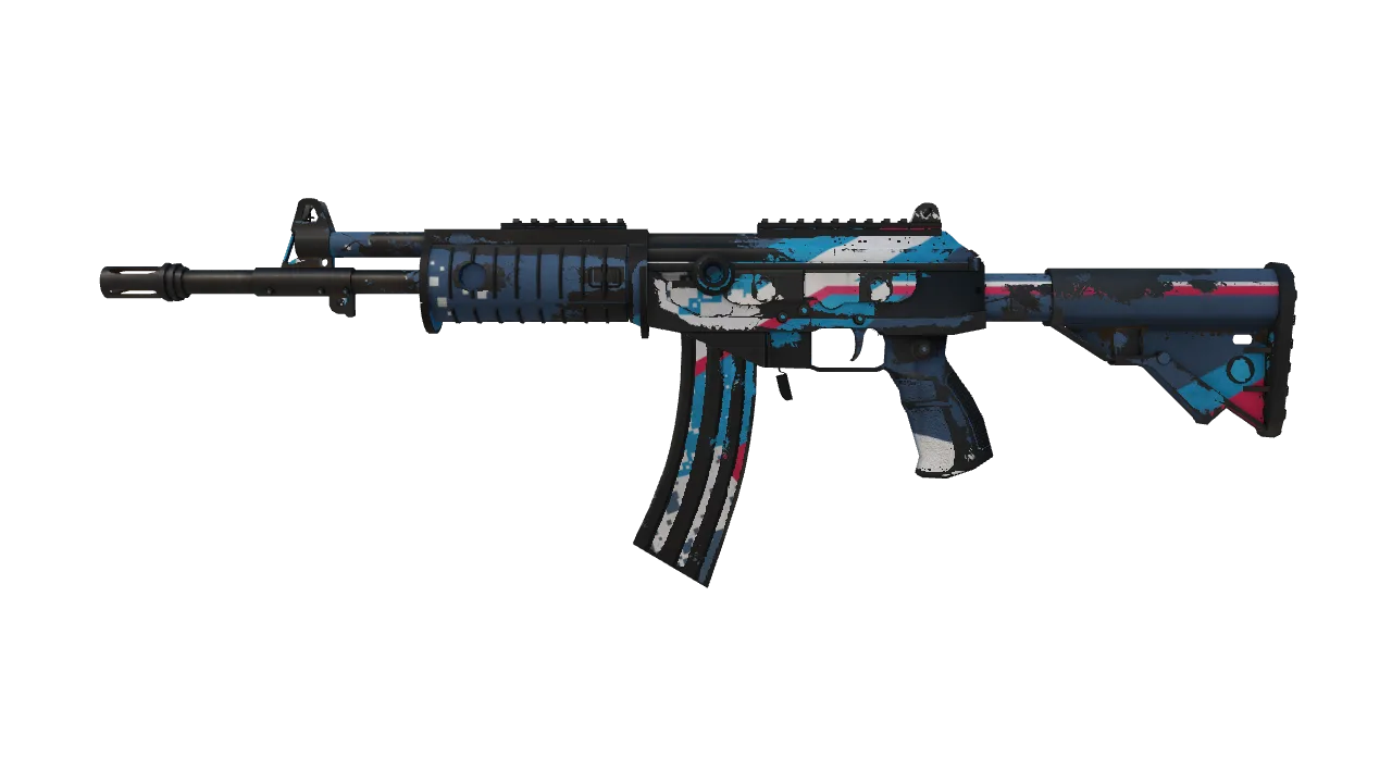 Galil AR | Rocket Pop (Battle-Scarred) — Dust II light, front