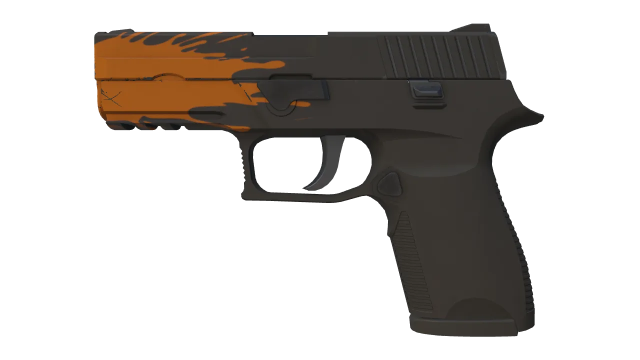 P250 | Splash (Factory New) — Dust II light, front