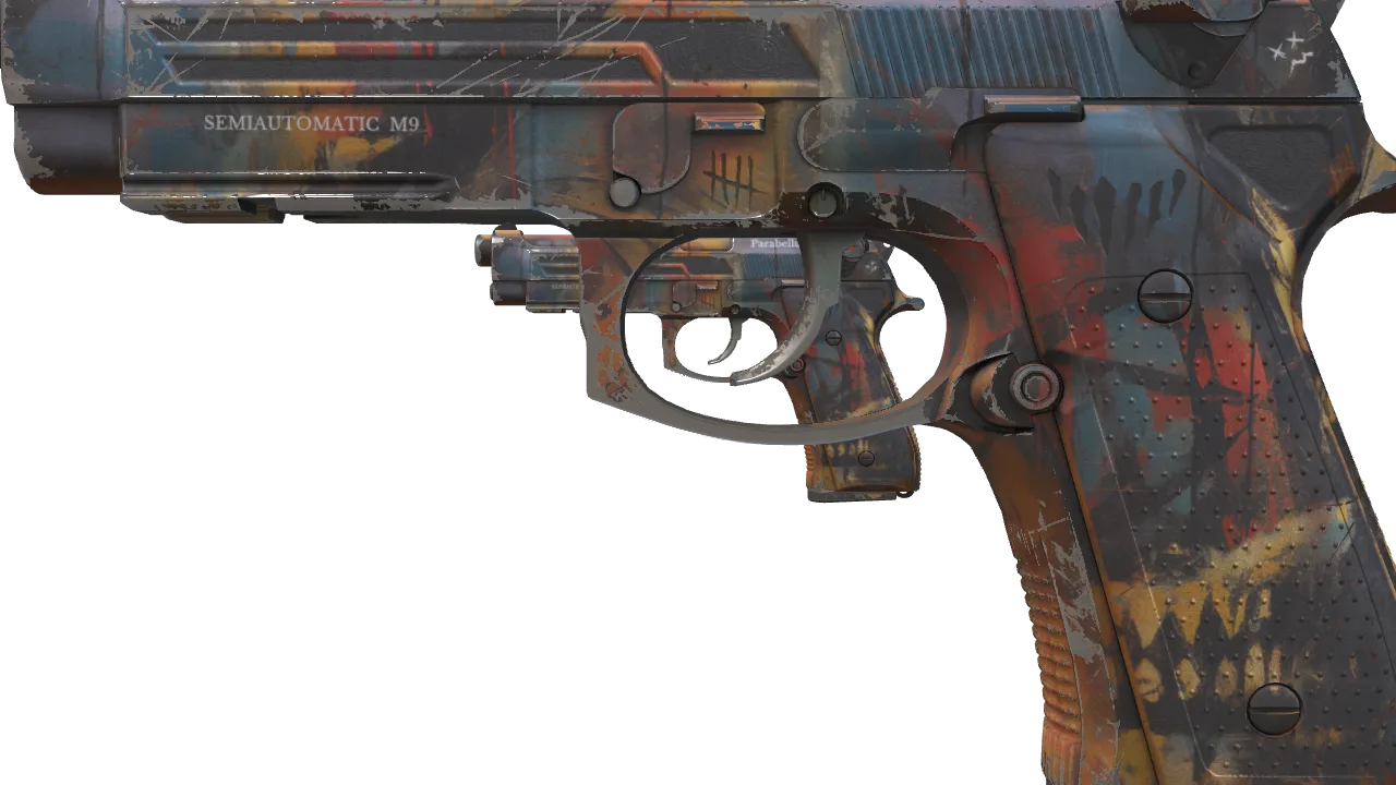 Dual Berettas | Hideout (Field-Tested) — Dust II light, front