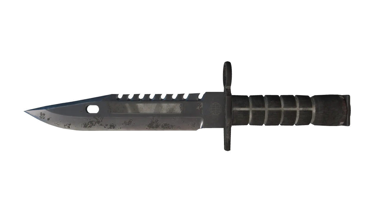 ★ M9 Bayonet | Urban Masked (Battle-Scarred) — Dust II light, front