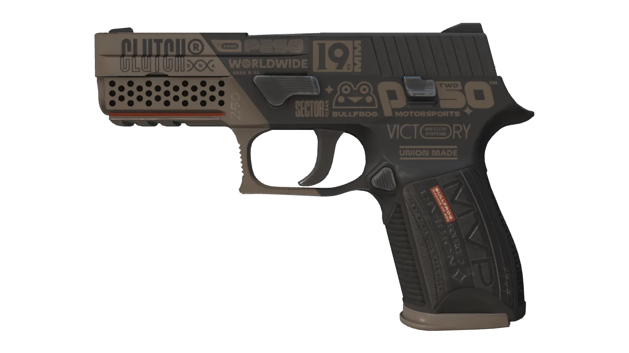 P250 | Bullfrog (Factory New) — Dust II light, front