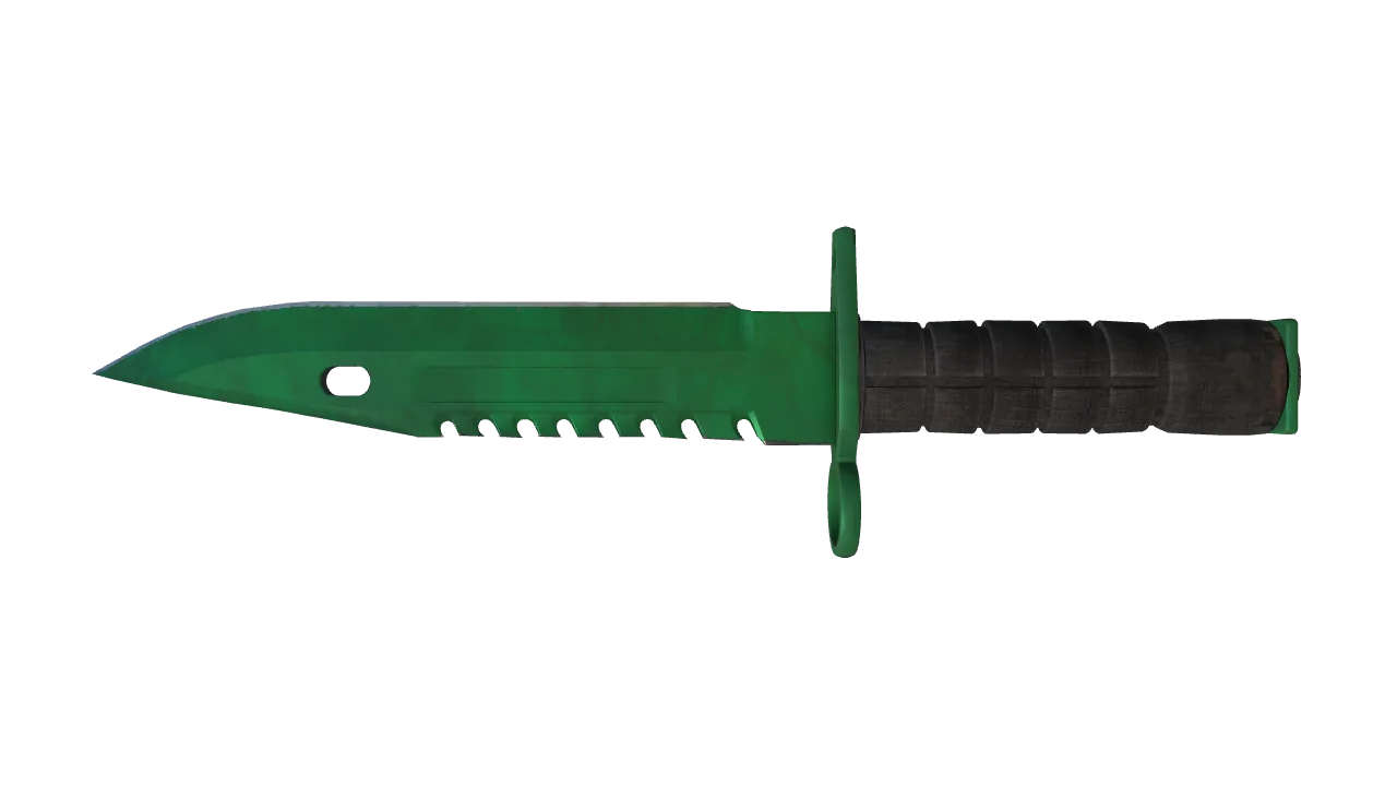 M9 Bayonet | Gamma Doppler (Emerald) seed #923, back