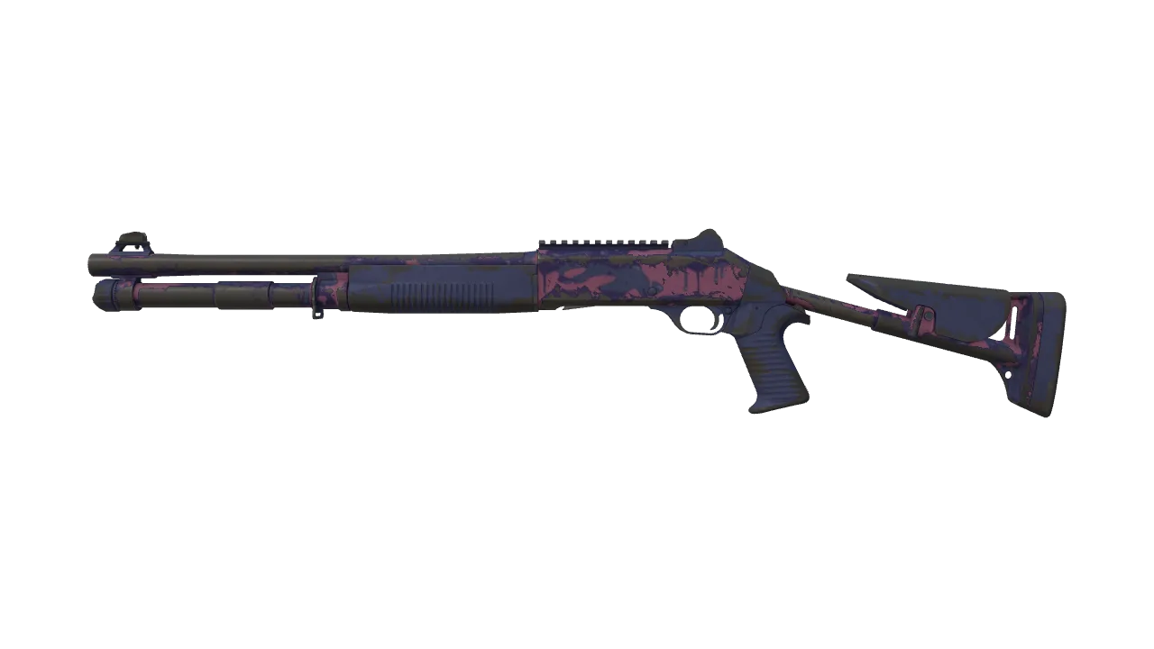 XM1014 | Gum Wall Camo (Well-Worn) — Dust II light, front