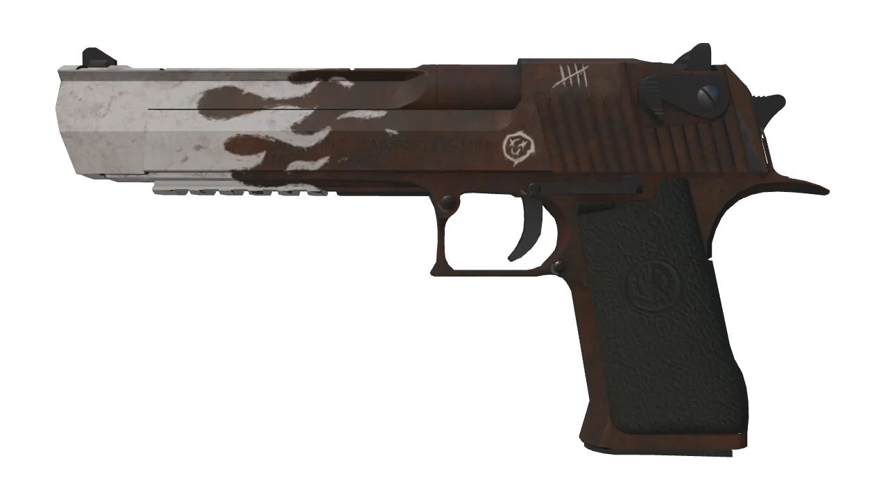 Desert Eagle | Oxide Blaze (Factory New) — Dust II light, front