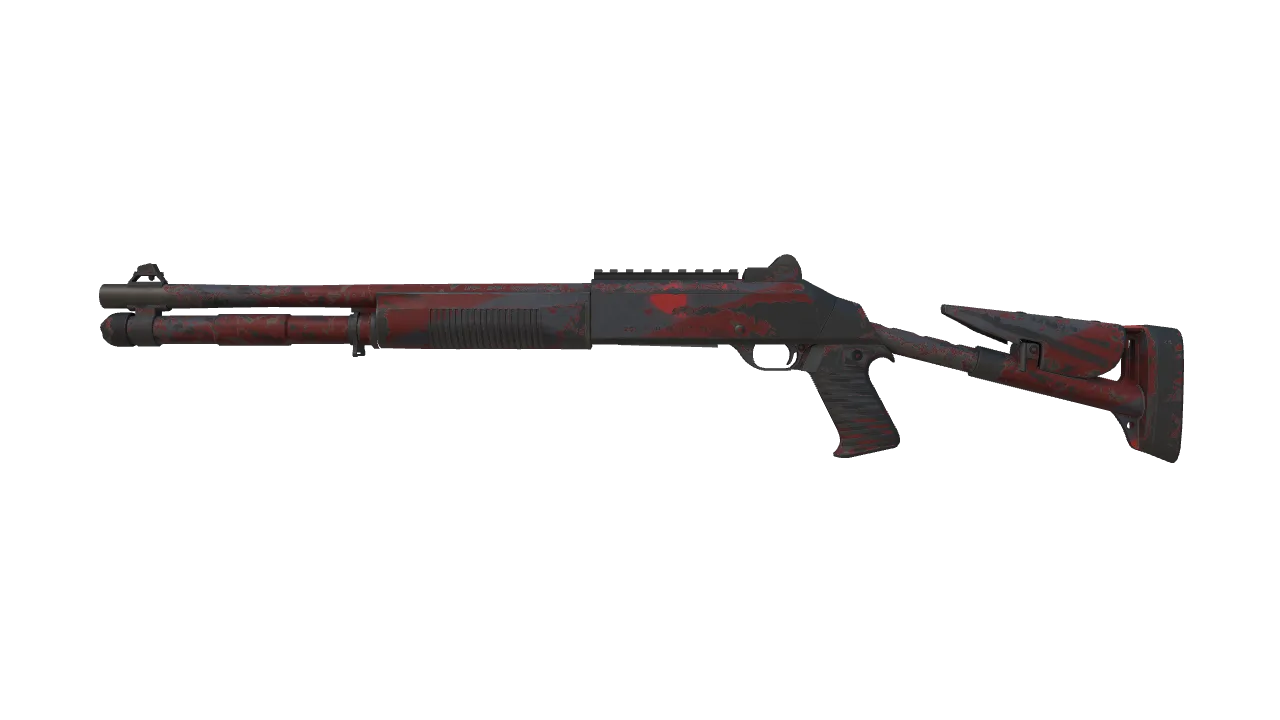 Souvenir XM1014 | Fallout Warning (Well-Worn) — Dust II light, front