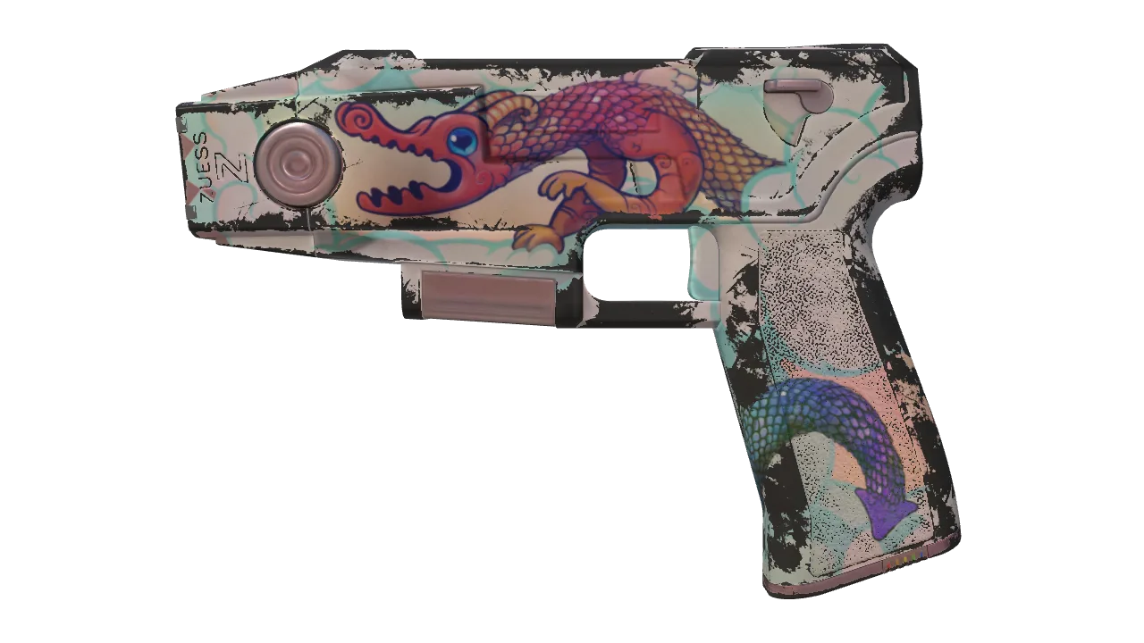 Zeus x27 | Dragon Snore (Well-Worn) — Dust II light, front