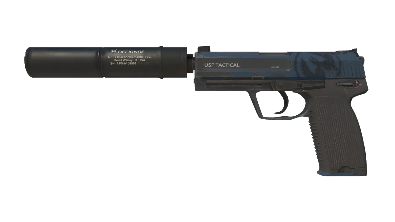USP-S | Guardian (Field-Tested) — Dust II light, front