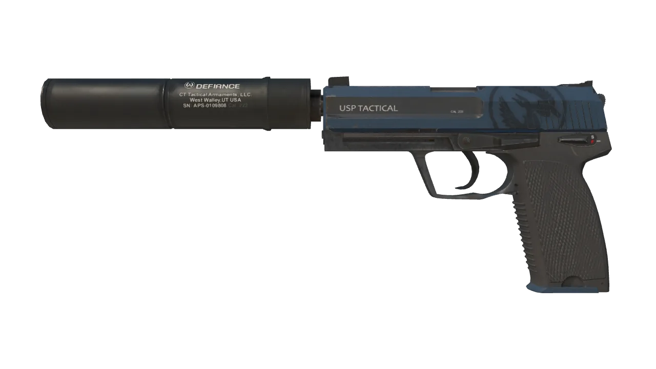 StatTrak™ USP-S | Guardian (Minimal Wear) — Dust II light, front