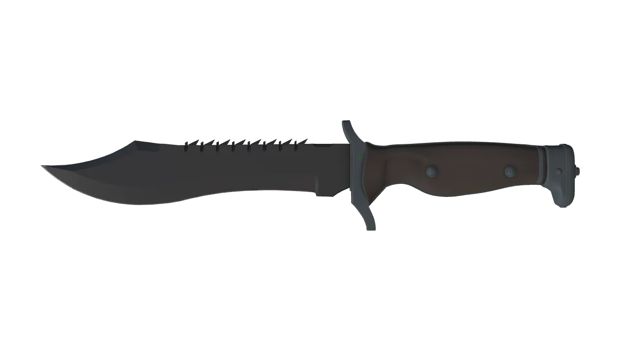 ★ Bowie Knife | Night (Factory New) — Dust II light, front