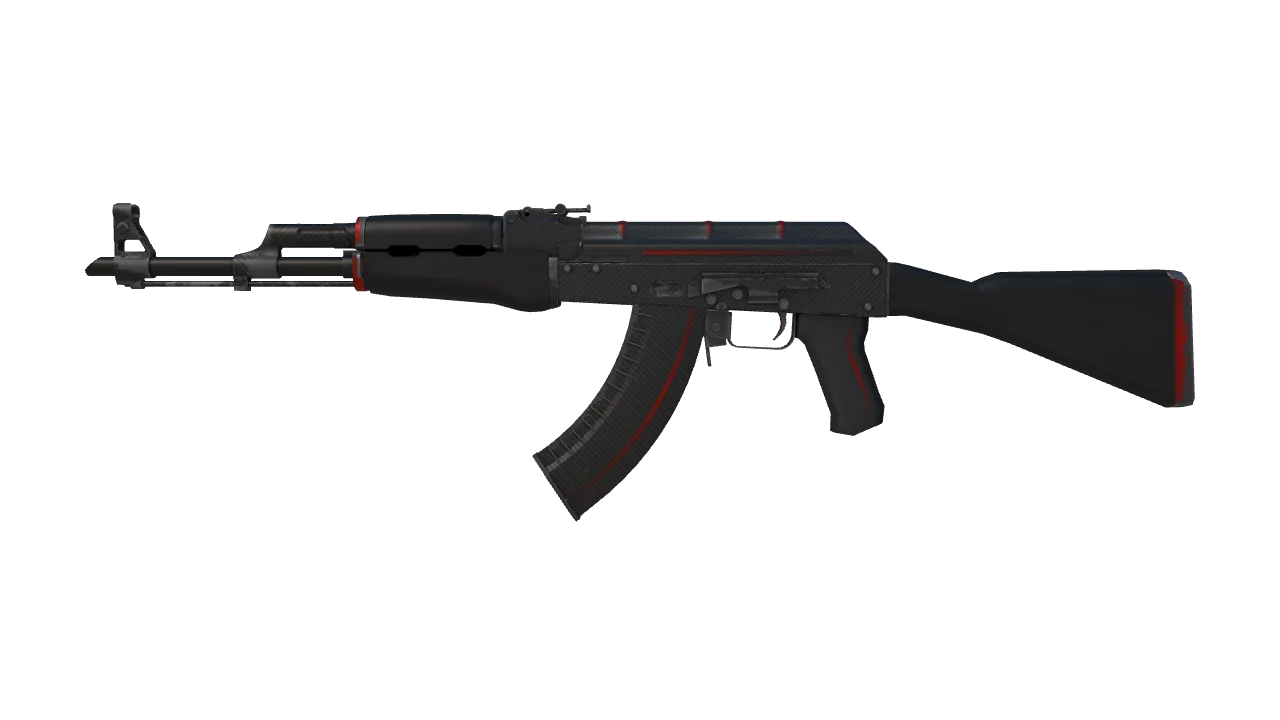 Souvenir AK-47 | Redline (Field-Tested) — Dust II light, front