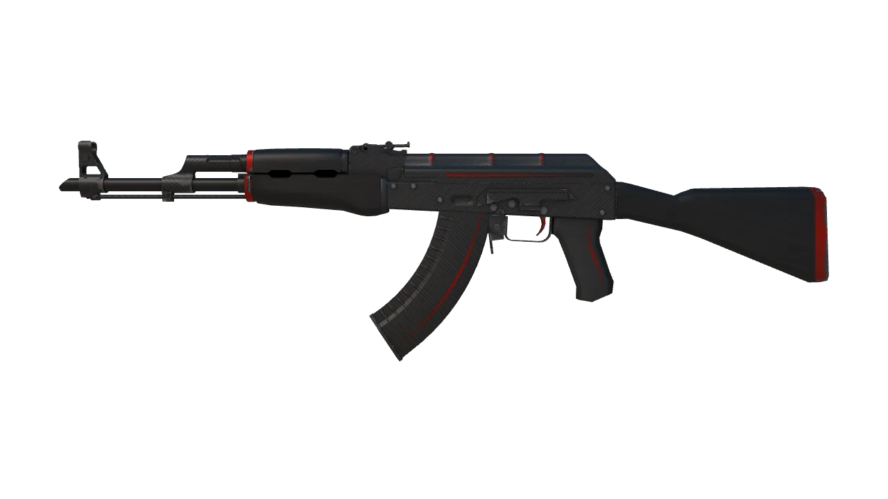 AK-47 | Redline (Minimal Wear) — Dust II light, front