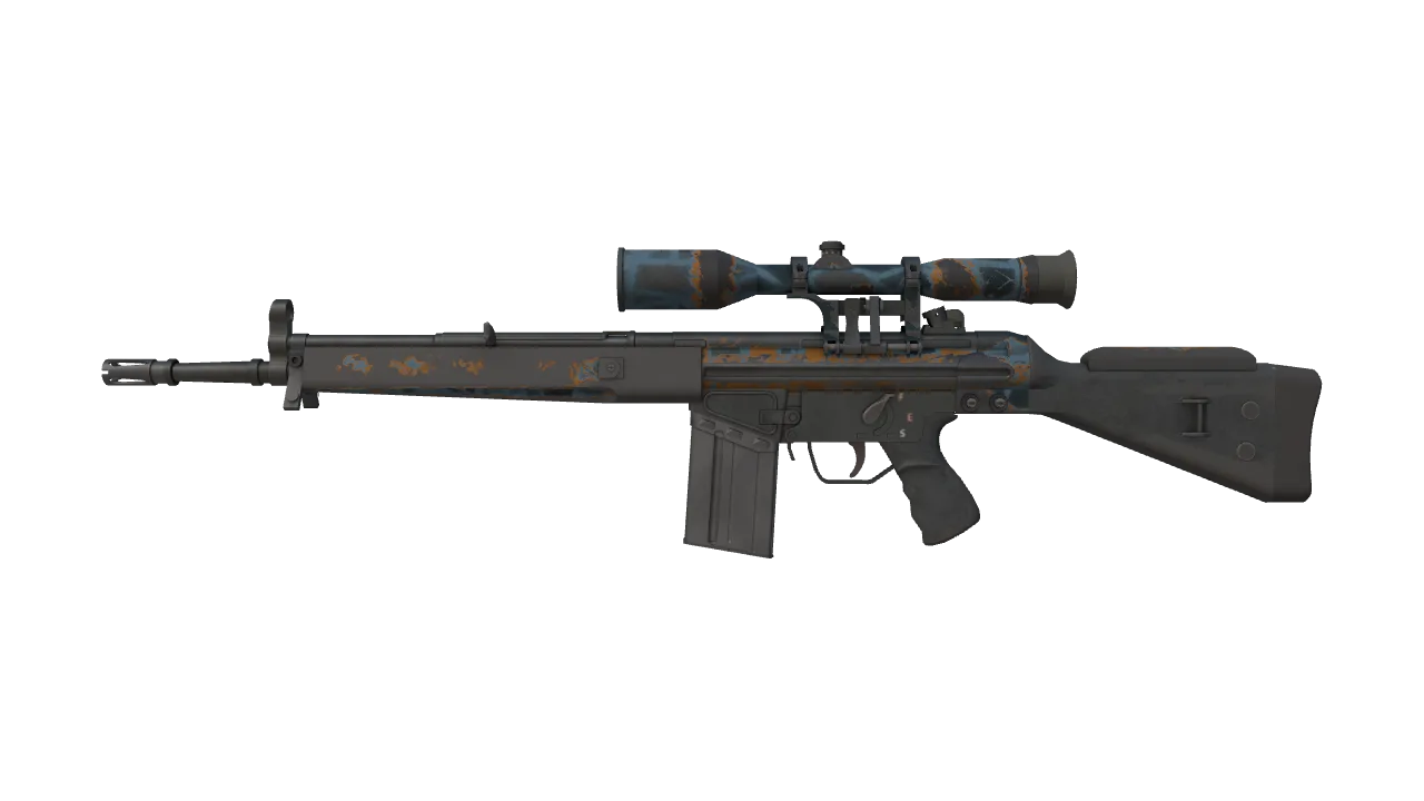 StatTrak™ G3SG1 | Demeter (Battle-Scarred) — Dust II light, front