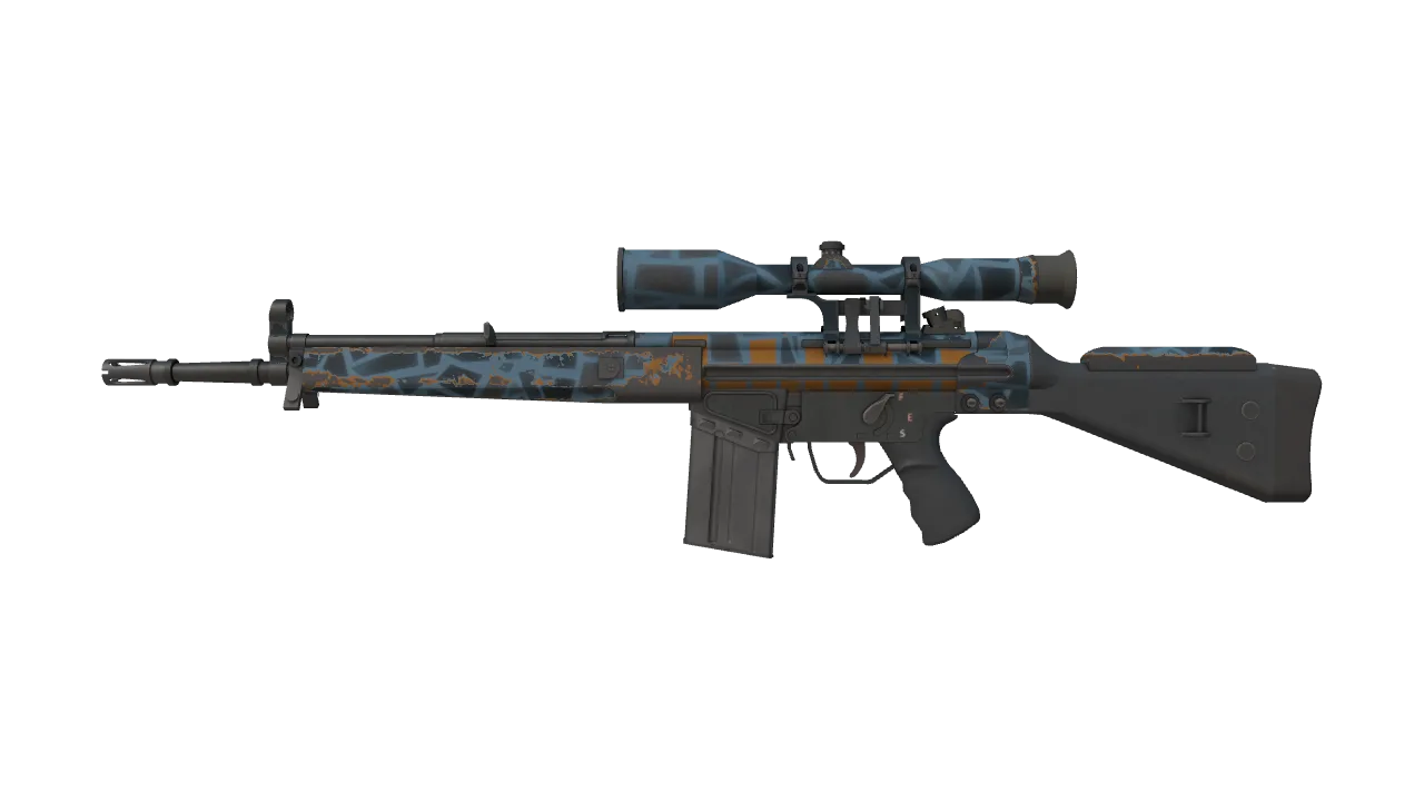 StatTrak™ G3SG1 | Demeter (Field-Tested) — Dust II light, front
