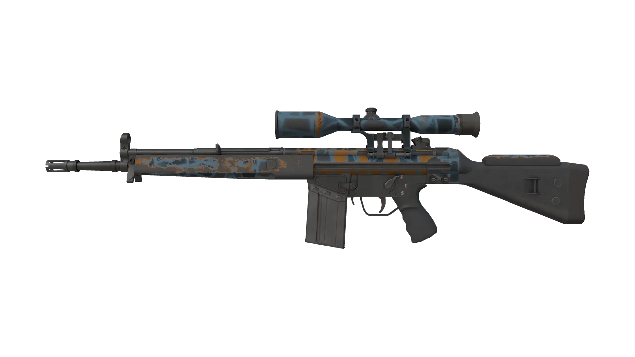 G3SG1 | Demeter (Well-Worn) — Dust II light, front