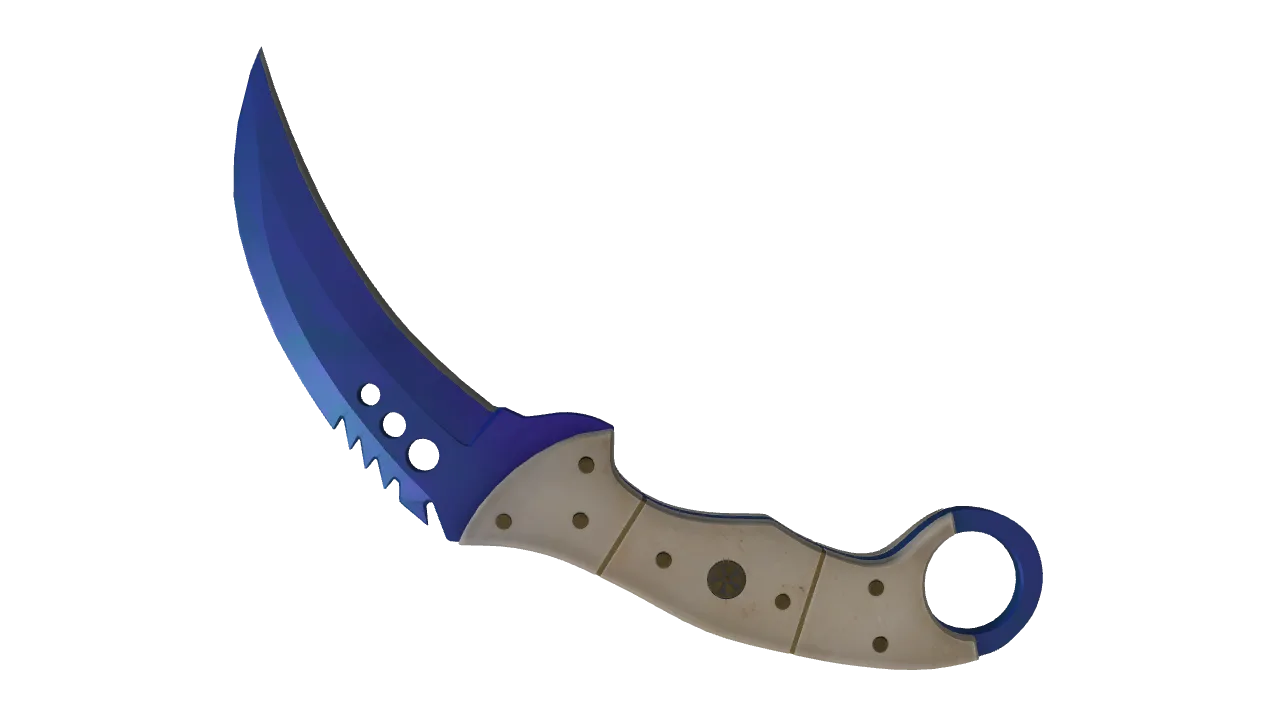 Talon Knife | Doppler (Sapphire) seed #448, back