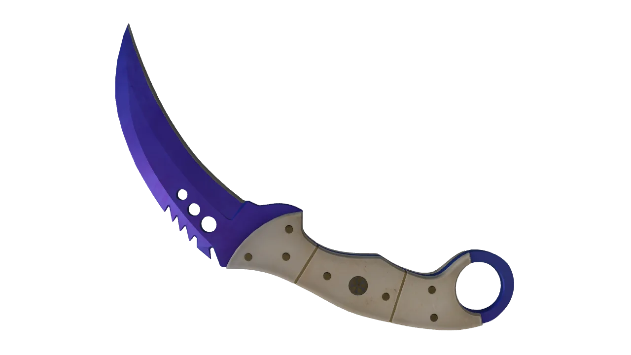 Talon Knife | Doppler (Sapphire) seed #460, back
