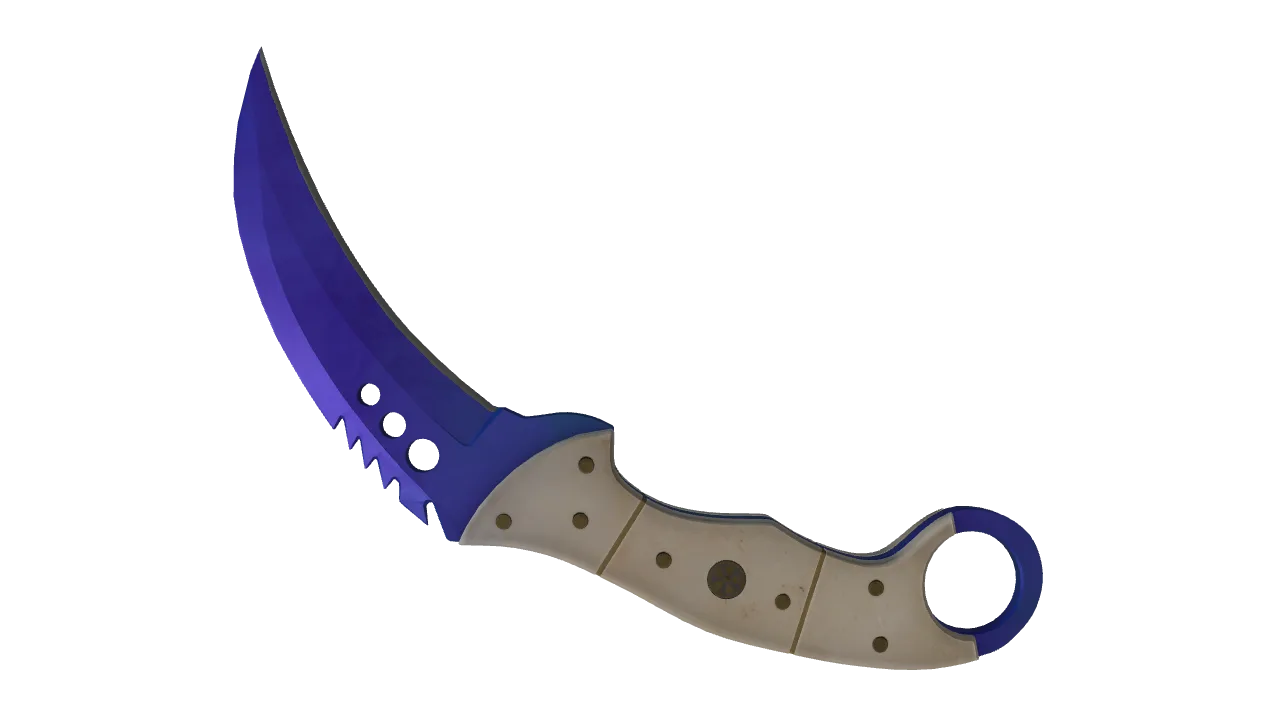 Talon Knife | Doppler (Sapphire) seed #588, back