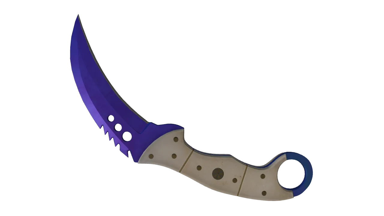 Talon Knife | Doppler (Sapphire) seed #613, back