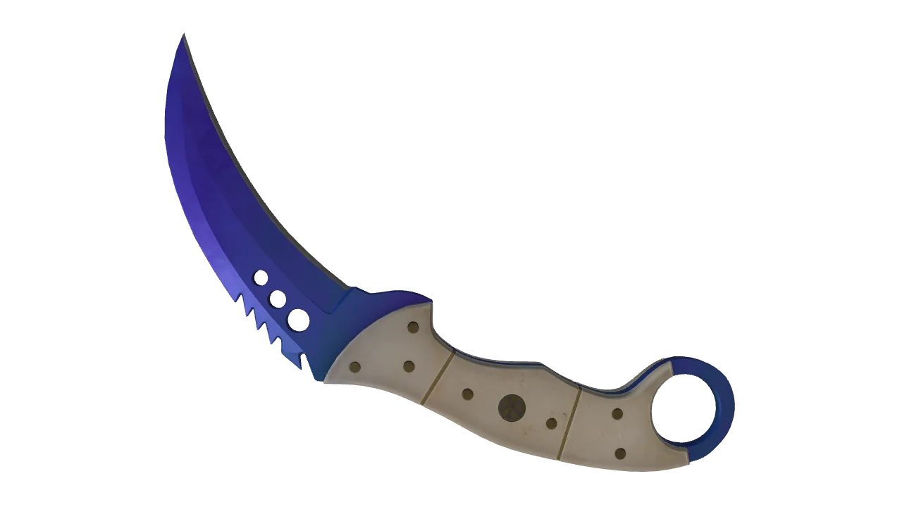 Talon Knife | Doppler (Sapphire) seed #757, back