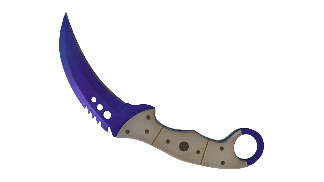 Talon Knife | Doppler (Sapphire) seed #804, back