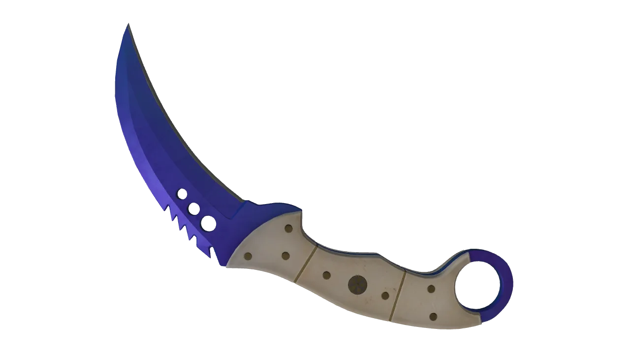 Talon Knife | Doppler (Sapphire) seed #850, back