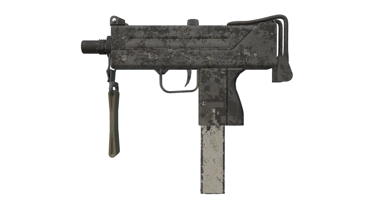 Souvenir MAC-10 | Urban DDPAT (Battle-Scarred) — Dust II light, front