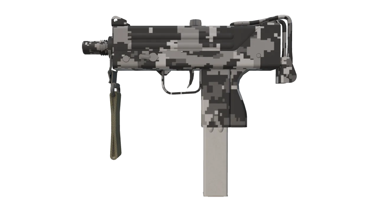 MAC-10 | Urban DDPAT (Factory New) — Dust II light, front