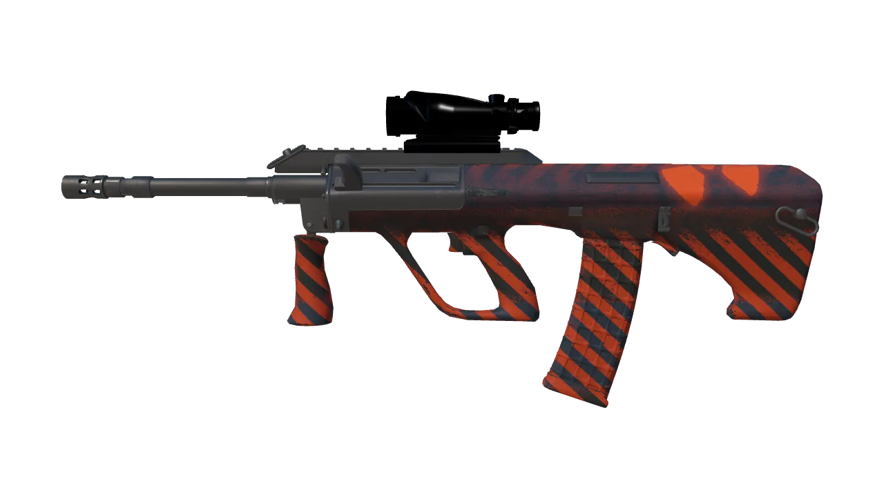 AUG | Radiation Hazard (Factory New) — Dust II light, front