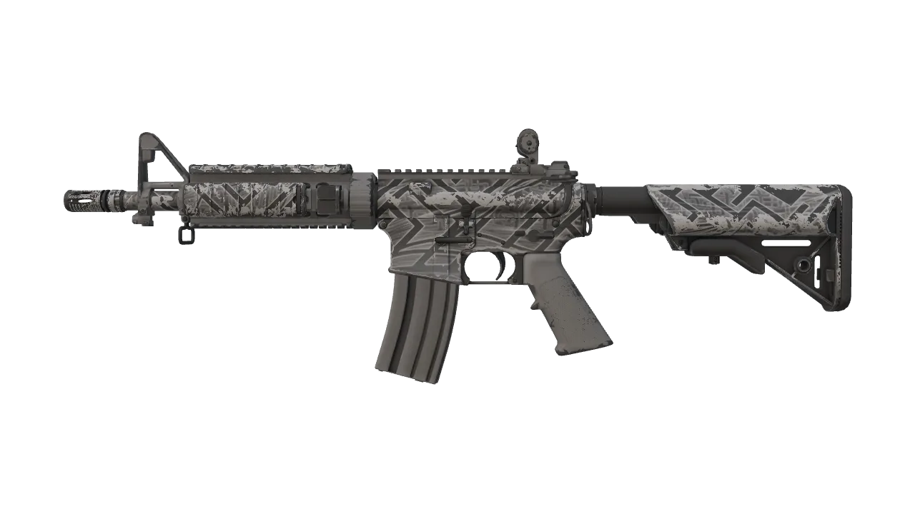 Souvenir M4A4 | Aeolian Dark (Field-Tested) — Dust II light, front