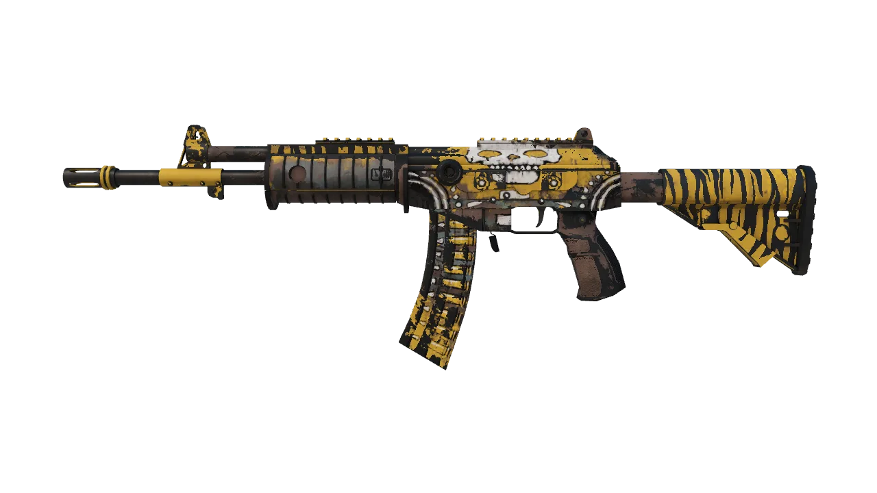 Galil AR | Chatterbox (Battle-Scarred) — Dust II light, front