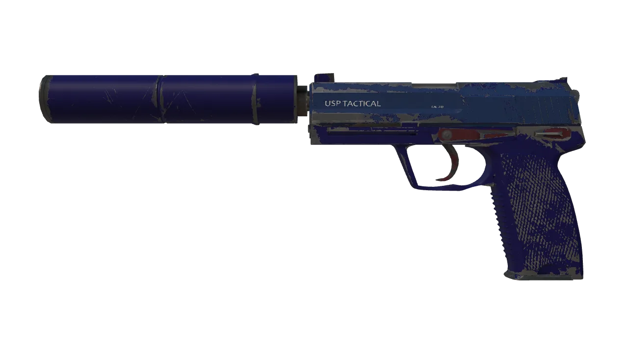 USP-S | Royal Blue (Field-Tested) — Dust II light, front