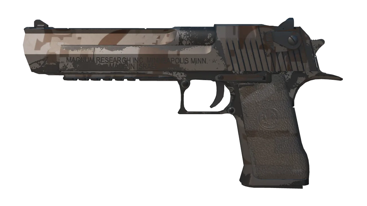 Desert Eagle | The Bronze (Field-Tested) — Dust II light, front